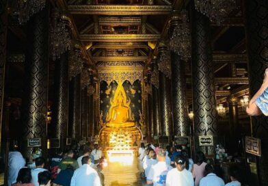 เคยเห็นหรือยัง องศาของดวงอาทิตย์ส่องตรงมายังพระพุทธชินราช