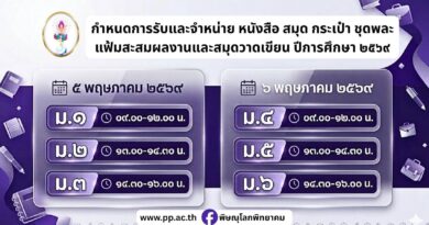 ข้อมูลค่าบำรุงการศึกษาโรงเรียนพิษณุโลกพิทยาคม