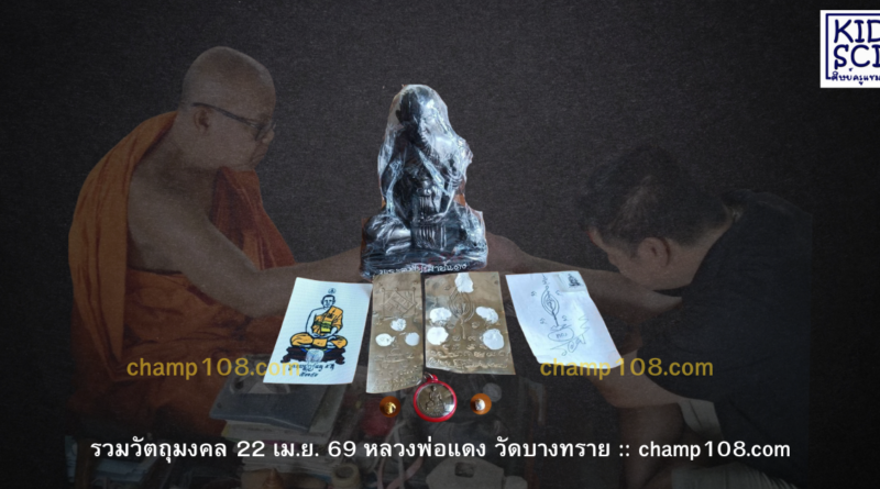 รวมวัตถุมงคลหลวงพ่อแดง วัดบางทราย