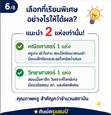 แนะนำวิธีวางแผนเตรียมตัวสอบเข้า ม.1 โรงเรียนชั้นนำในพิษณุโลก (จภ., พ.พ., ฉส.) ต้องเตรียมตัวอย่างไร? อ่านวิชาไหนก่อน? พร้อมเทคนิคการเลือกที่เรียนพิเศษติวสอบเข้า ม.1